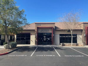 Advance Pediatrics parking space, Peoria Arizona